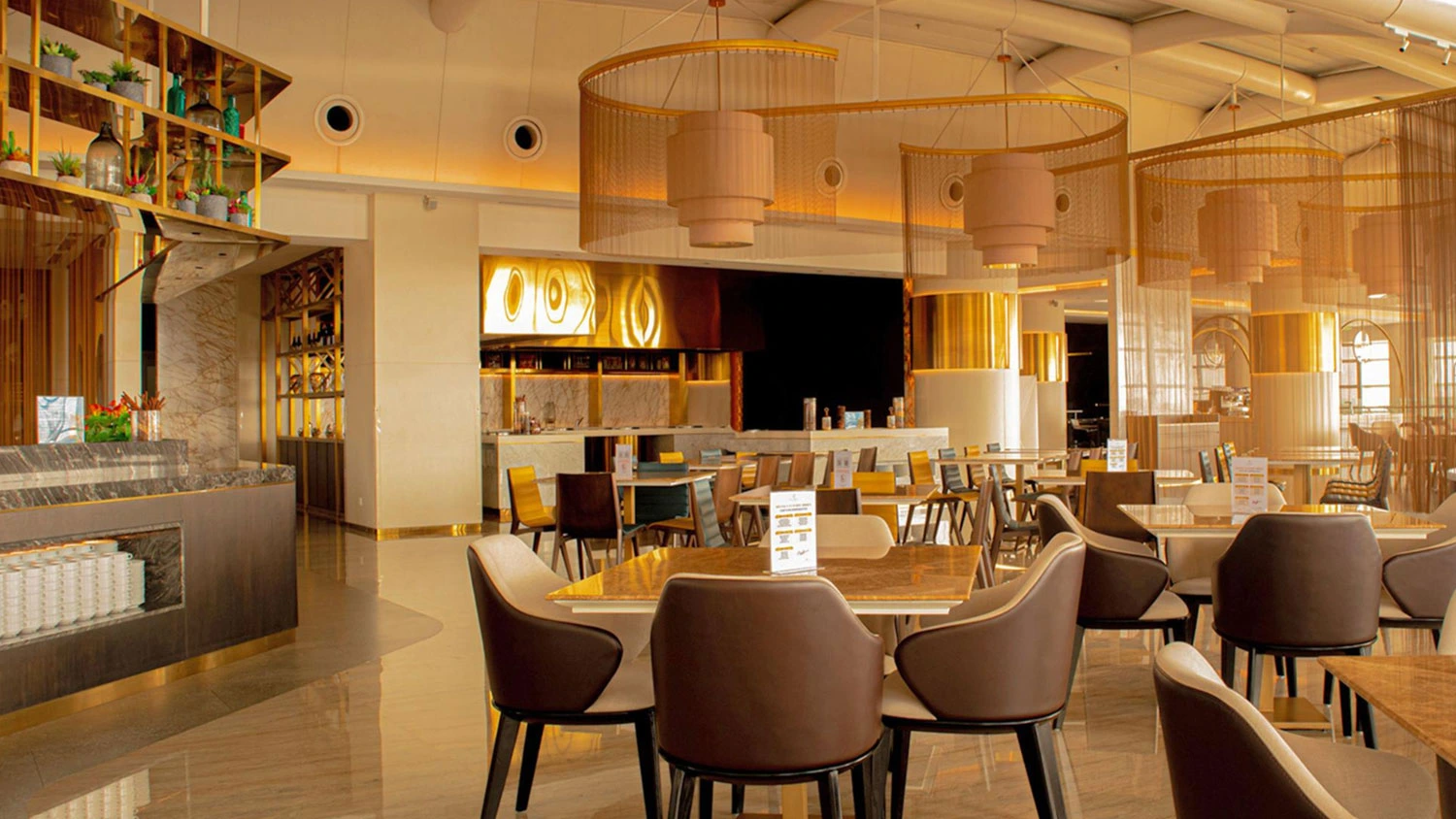 Gourmet Cafés and Restaurants at The Row Saadiyat Amenities | ELIVA Real Estate